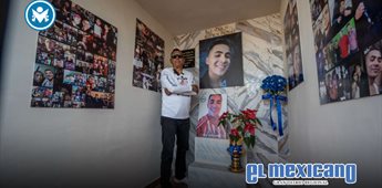 Inauguran capilla en memoria de Erick Carrillo