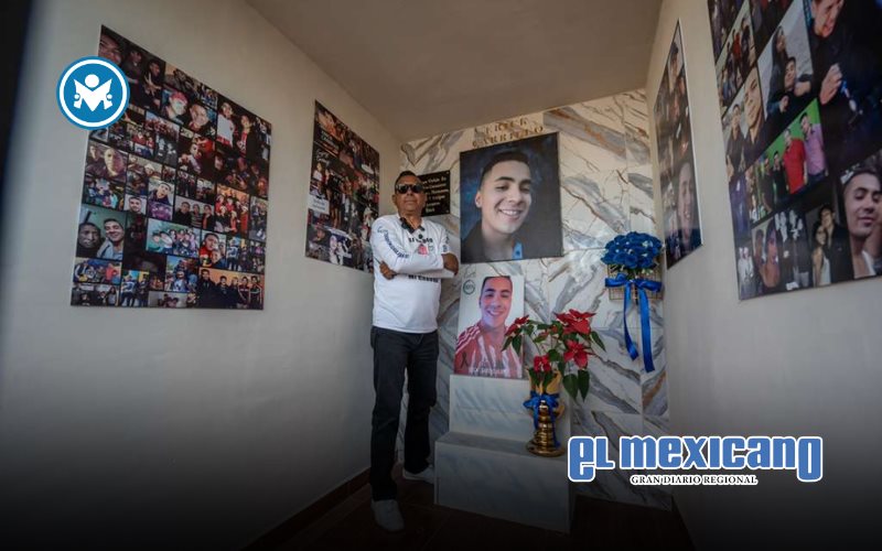 Inauguran capilla en memoria de Erick Carrillo