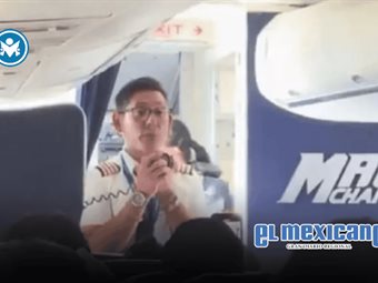 Piloto de Magnicharters retiene avi&oacute;n en AICM tras despido y adeudo de pagos