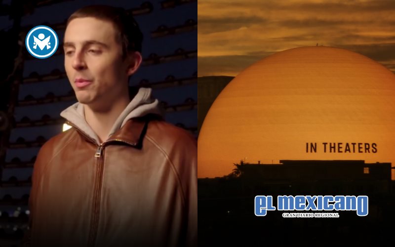 Timoth&eacute;e Chalamet se sube al The Sphere para promocionar Marty Supreme