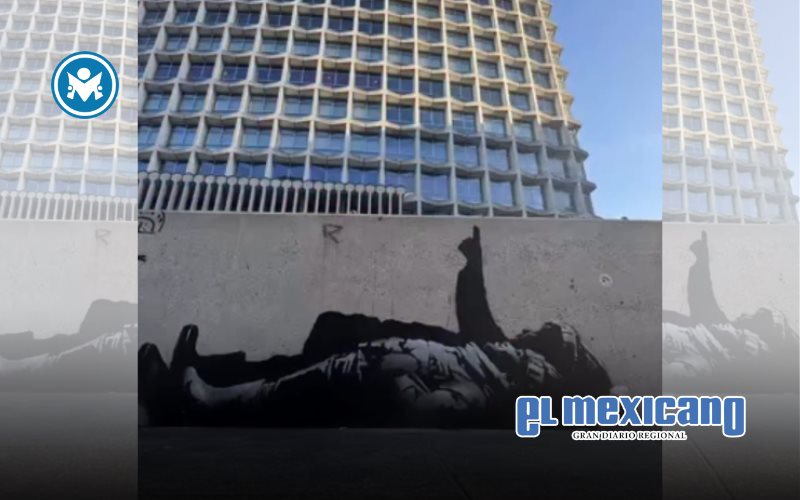 Banksy conmueve con nueva obra urbana: ni&ntilde;os miran un cielo hecho de ventanas