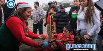 Entrega diputada Evelyn S&aacute;nchez m&aacute;s de cinco mil apoyos durante Posada con el Pueblo