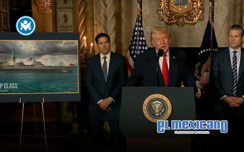 Trump anuncia nueva clase Trump de buques para modernizar la Marina de EU