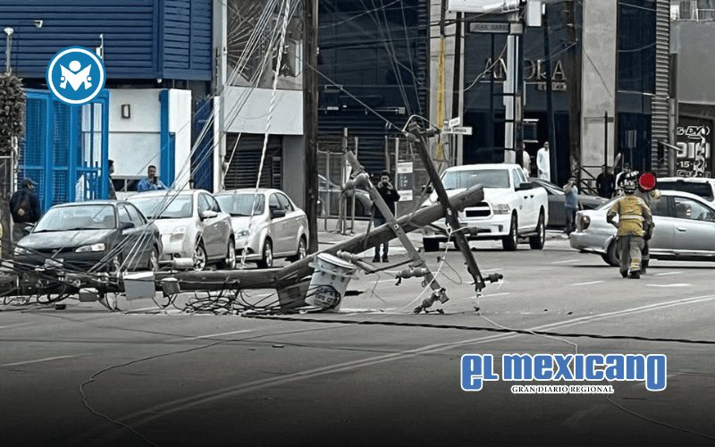 Problemas el&eacute;ctricos en Baja California por fuertes vientos