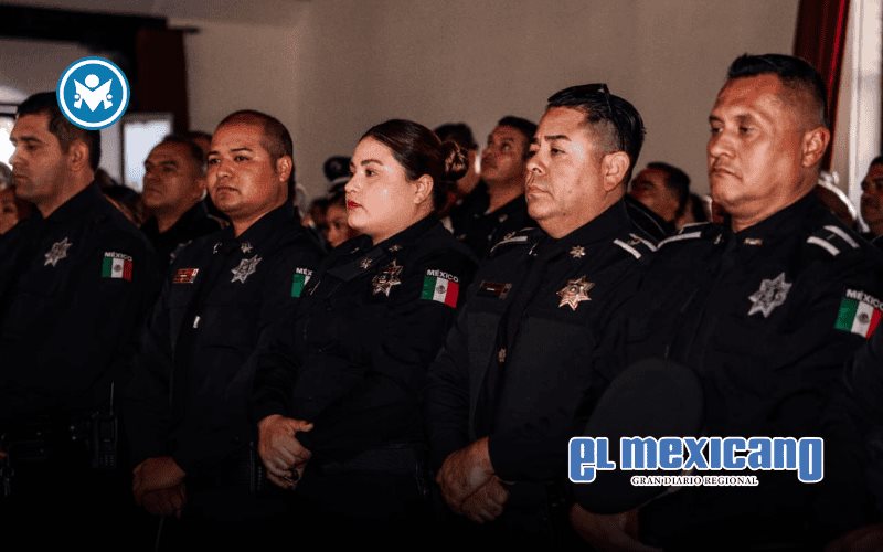Claudia Agat&oacute;n refuerza compromiso con la dignificaci&oacute;n de la Polic&iacute;a Municipal