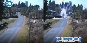 Motociclista herido al explotar pirotecnia que llevaba en Jilotepec