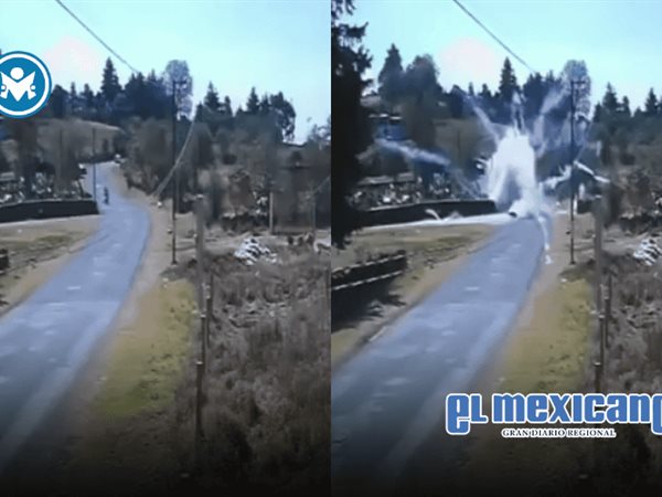 Motociclista herido al explotar pirotecnia que llevaba en Jilotepec