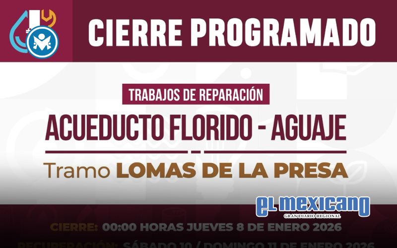 CESPT anunci&oacute; cierre del servicio de agua para este 8 de enero a la media noche