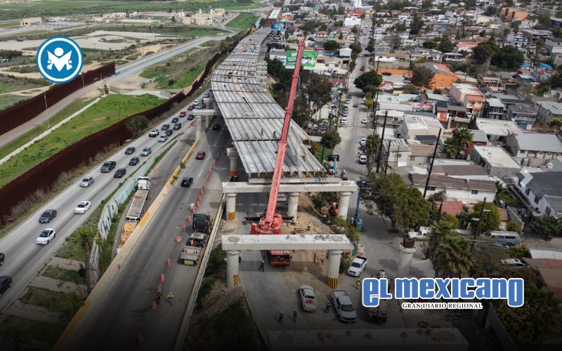 Autoridades en alerta por deslizamientos en zona del Viaducto Elevado de Tijuana