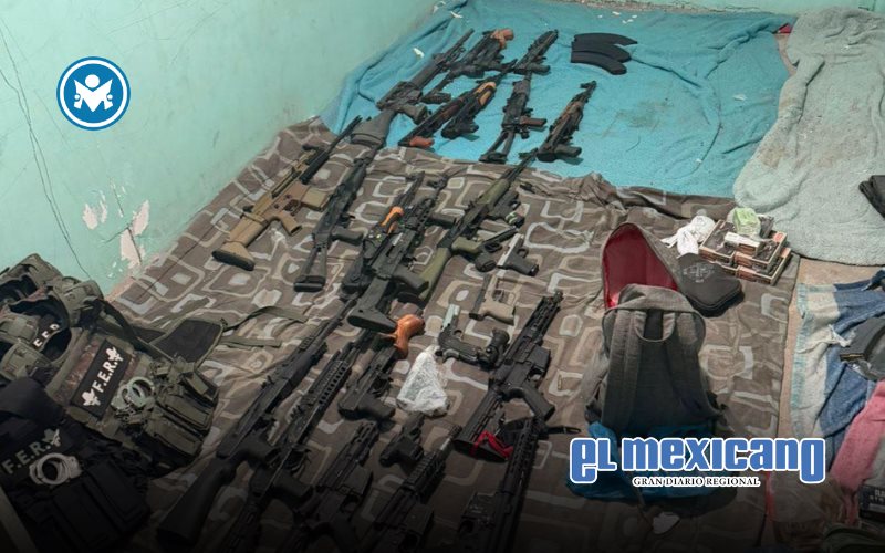 Cateo deja arsenal y droga asegurados en colonia El Ni&ntilde;o