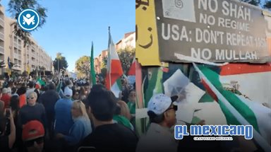 Camión de U-Haul atravesó protesta pro-Irán en Los Ángeles Camión de U-Haul atravesó protesta pro-Irán en Los Ángeles