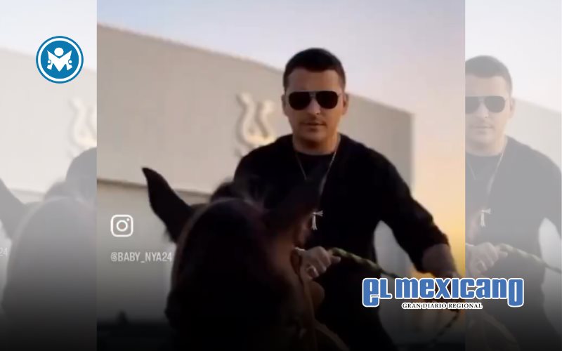 Christian Nodal recibe su primer caballo como regalo de cumpleaños 27 en Zacatecas Christian Nodal recibe su primer caballo como regalo de cumpleaños 27 en Zacatecas