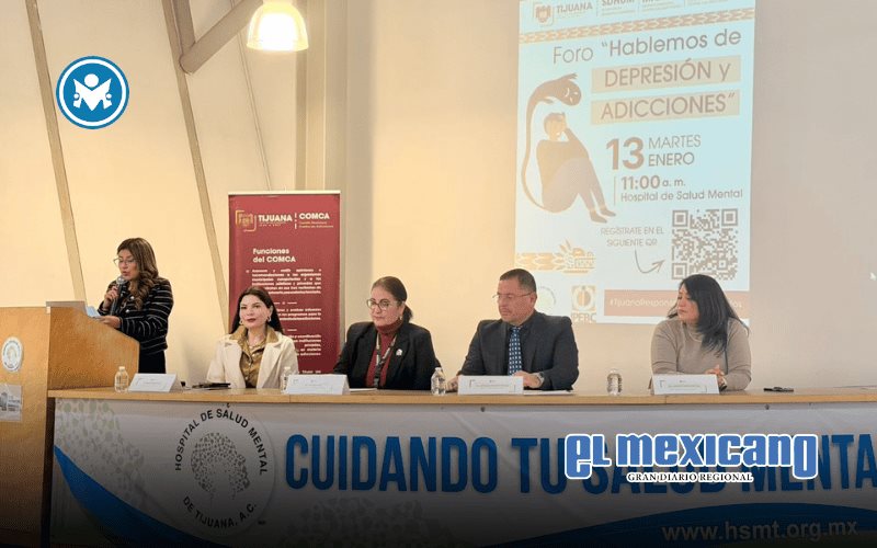 Hospital de Salud Mental de Tijuana destaca correlaci&oacute;n entre depresi&oacute;n y adicciones