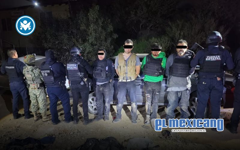 Grupo Proteo 4-25 captura a presuntos criminales en Tecate Grupo Proteo 4-25 captura a presuntos criminales en Tecate