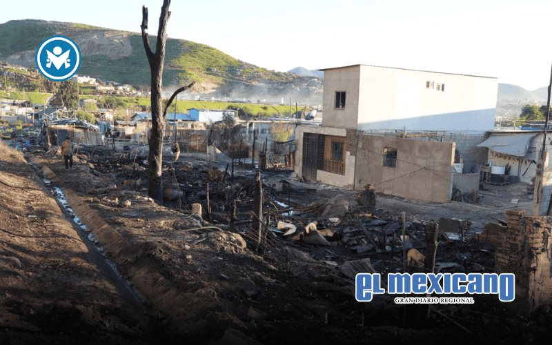 Incendio destruye cuatro casas en colonia El Niño Incendio destruye cuatro casas en colonia El Niño