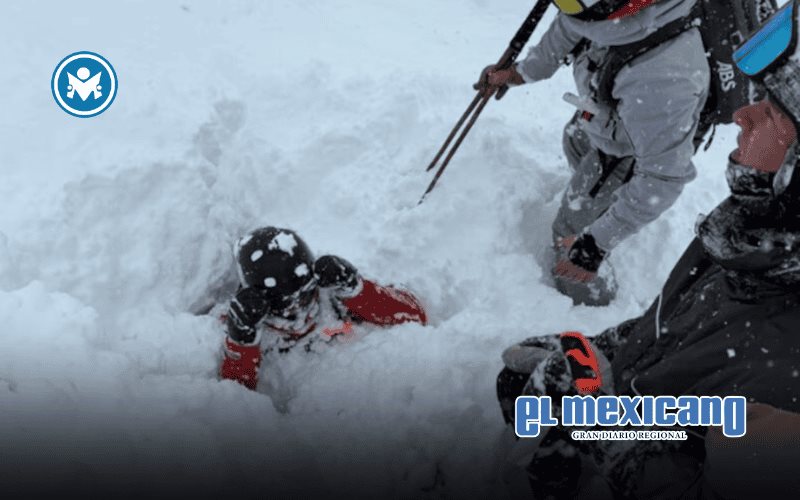 Esquiador salva a hombre atrapado por avalancha en Engelberg, Suiza