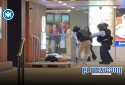 Activista conservador Jake Lang fue agredido y expulsado de protesta en Minneapolis