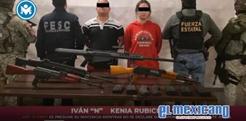 Aseguran fusil Barret y armas largas ocultas en vehículo Aseguran fusil Barret y armas largas ocultas en vehículo