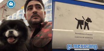 Ed&uacute;quese: Mujer enfrenta a joven por llevar a su perro a un supermercado