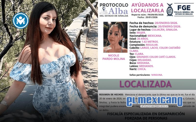 Localizan con vida a la influencer La Nicholette tras presunto secuestro en Culiac&aacute;n
