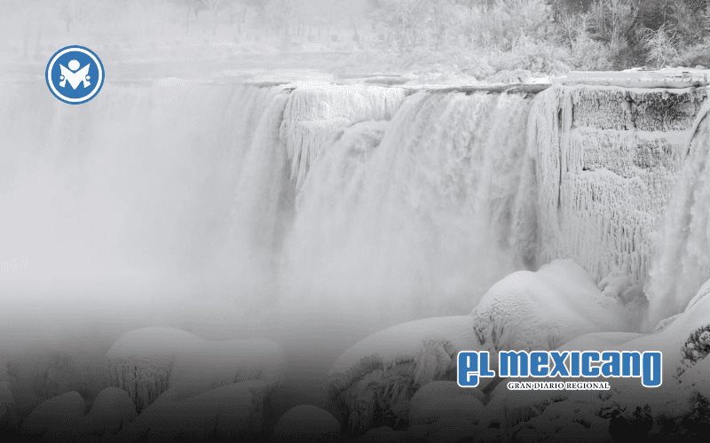 Tormenta invernal congela parcialmente las Cataratas del Niágara Tormenta invernal congela parcialmente las Cataratas del Niágara