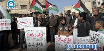 Palestinos se manifiestan en Gaza para exigir a Israel respeto al alto el fuego Palestinos se manifiestan en Gaza para exigir a Israel respeto al alto el fuego