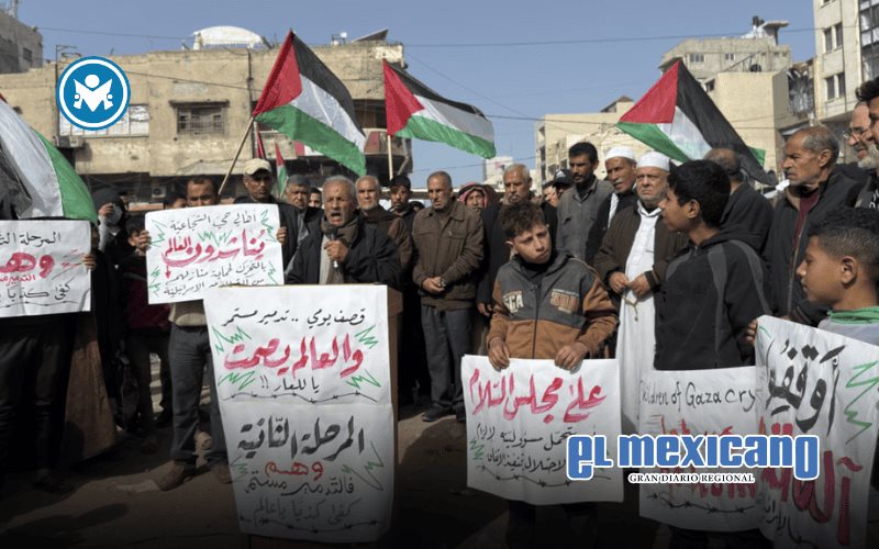 Palestinos se manifiestan en Gaza para exigir a Israel respeto al alto el fuego