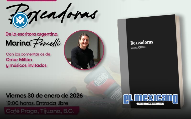 Literatura y boxeo convergen en Tijuana con Marina Porcelli