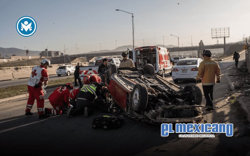 Conductor resulta lesionado tras volcarse en Vía Rápida Alamar Conductor resulta lesionado tras volcarse en Vía Rápida Alamar