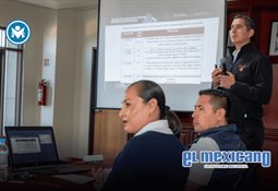 Cierran parcialmente el bulevar Benito Ju&aacute;rez por reparaci&oacute;n de socav&oacute;n