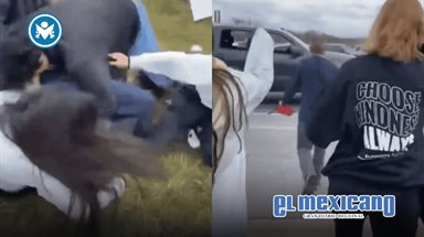 Estudiantes de Texas defienden a compa&ntilde;era de hombre con gorra de MAGA