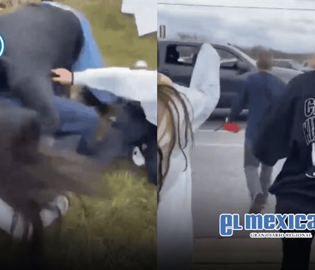 Estudiantes de Texas defienden a compa&ntilde;era de hombre con gorra de MAGA