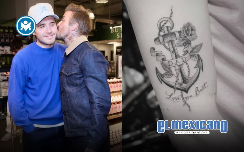 Brooklyn Beckham borra tatuaje dedicado a su padre David