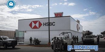 Asaltan sucursal de HSBC en el bulevar Casa Blanca