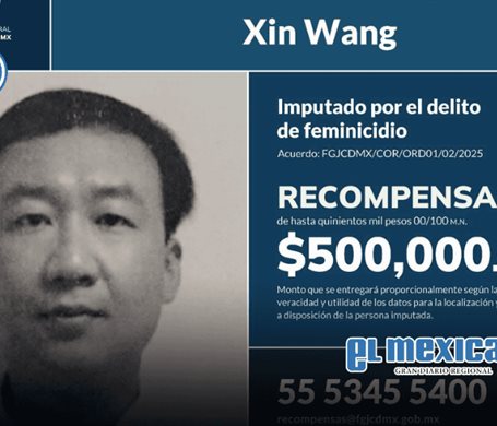 Buscan en Baja California a Xin Wang, acusado de feminicidio en CDMX