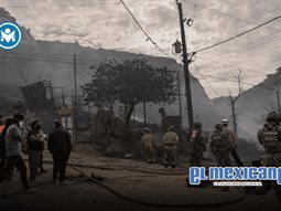 Incendio consume cinco viviendas en la colonia Rancho Las Flores