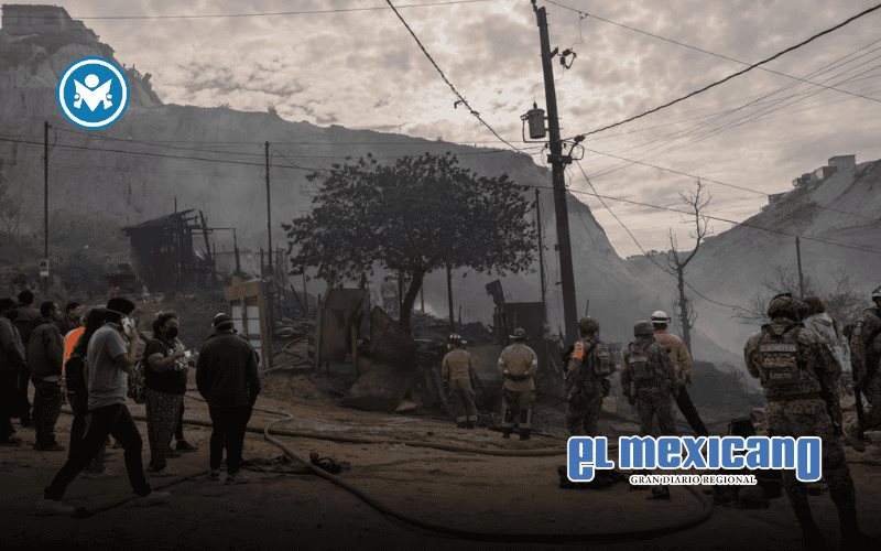 Incendio consume cinco viviendas en la colonia Rancho Las Flores