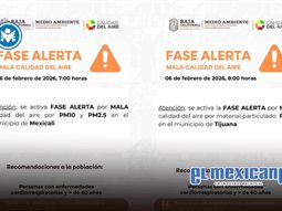 Alerta por mala calidad del aire activa en Mexicali y Tijuana