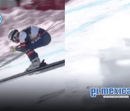 Lindsey Vonn sufre aparatosa ca&iacute;da y es evacuada en helic&oacute;ptero durante competencia ol&iacute;mpica de esqu&iacute;