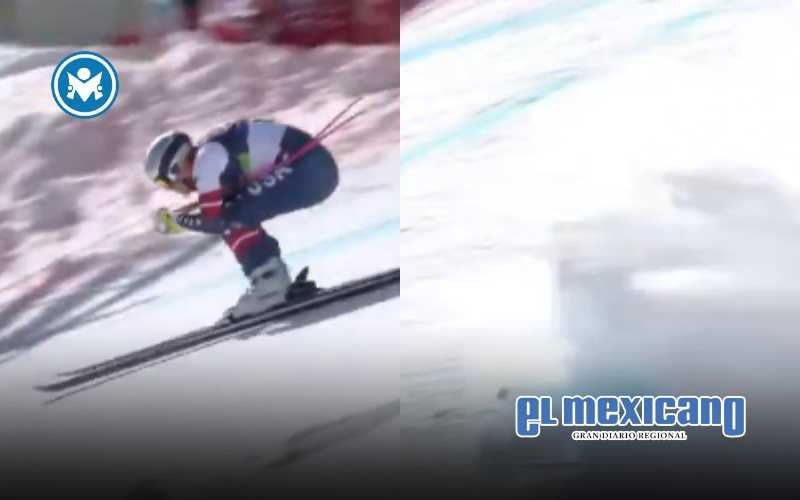 Lindsey Vonn sufre aparatosa ca&iacute;da y es evacuada en helic&oacute;ptero durante competencia ol&iacute;mpica de esqu&iacute;