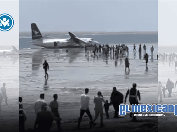 Avi&oacute;n Fokker 50 de StarSky se estrella en playa de Mogadiscio tras fallo t&eacute;cnico