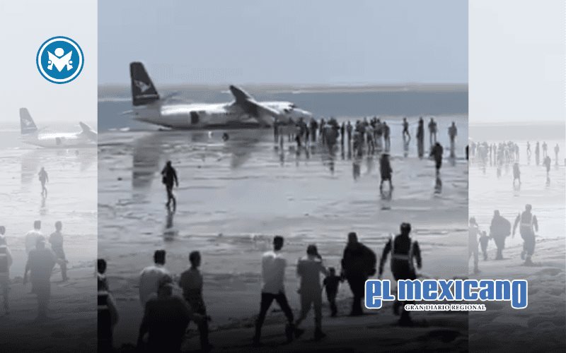 Avi&oacute;n Fokker 50 de StarSky se estrella en playa de Mogadiscio tras fallo t&eacute;cnico