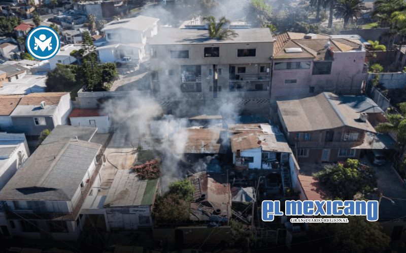 Abuelita de 84 años pierde su casa tras incendio en Tijuana; familia busca $200,000 para reconstruirla