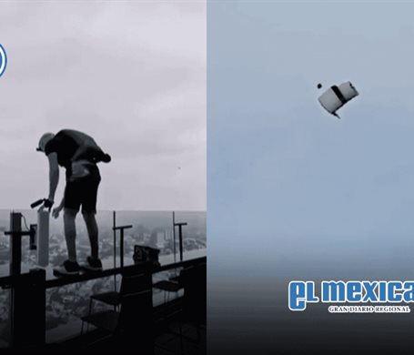 Joven burl&oacute; seguridad del Hotel Riu Plaza Guadalajara para lanzarse en paraca&iacute;das