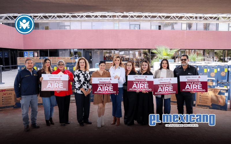 Entrega Gobierno de BC aires acondicionados a escuelas de Mexicali