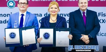 Fiscal&iacute;a firma convenio con OXXO para fortalecer seguridad en Mexicali