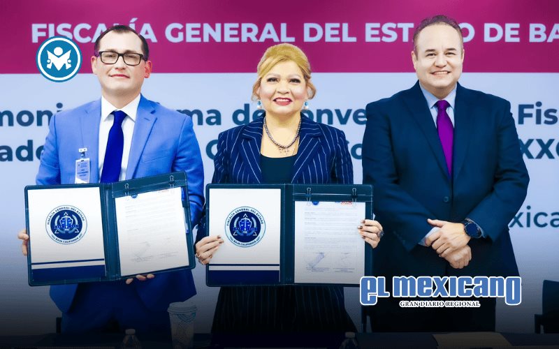 Fiscal&iacute;a firma convenio con OXXO para fortalecer seguridad en Mexicali