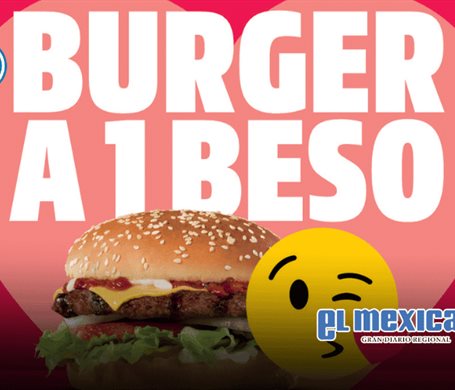 Carl´s Jr. regala hamburguesas este 14 de febrero... a cambio de un beso Carl´s Jr. regala hamburguesas este 14 de febrero... a cambio de un beso