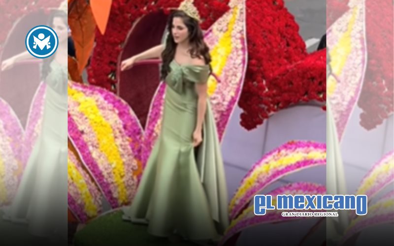 F&aacute;tima Bosch se desvanece durante desfile en Ambato, Ecuador