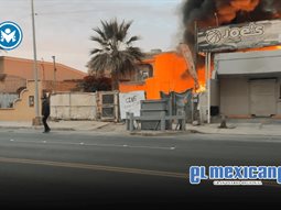 Queman casa y dejan manta con amenazas en Mexicali